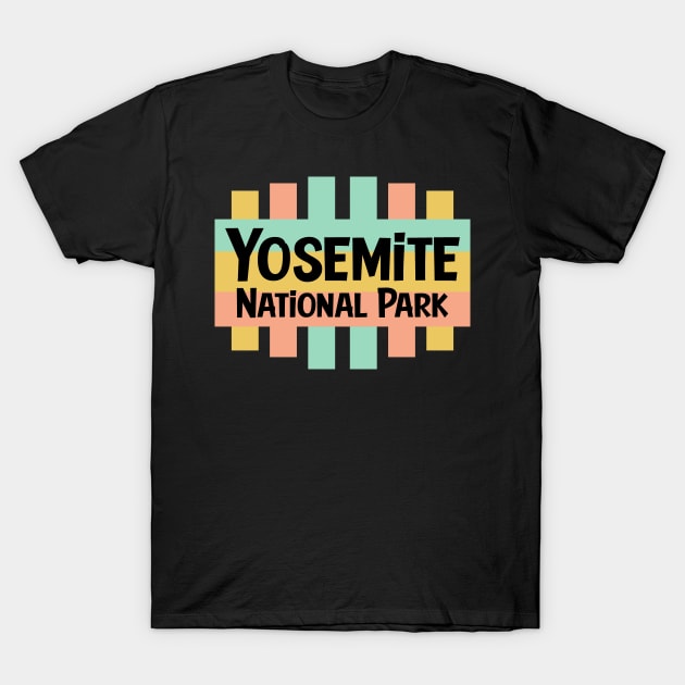 Yosemite National Park T-Shirt by colorsplash